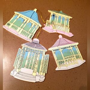 Vintage Gazebo Christmas Ornaments